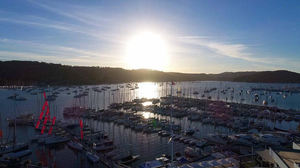 RPAYC Clubhouse looking over Pittwater. © Bronwen Hemmings